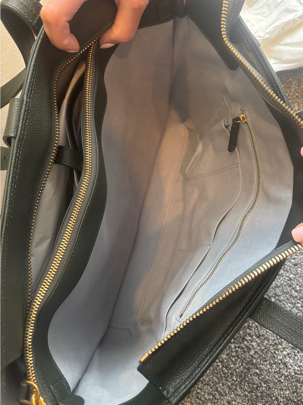 Nwt Senreve Tote In Forest Green — image 5 of 7